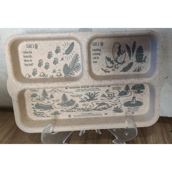 Small Food Tray Beige — Mission Rescue the Jujurana