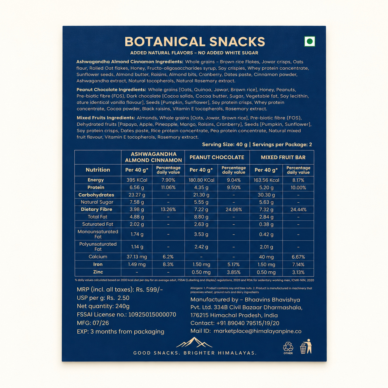 Mixed Fruits Botanical Snack - Image 4