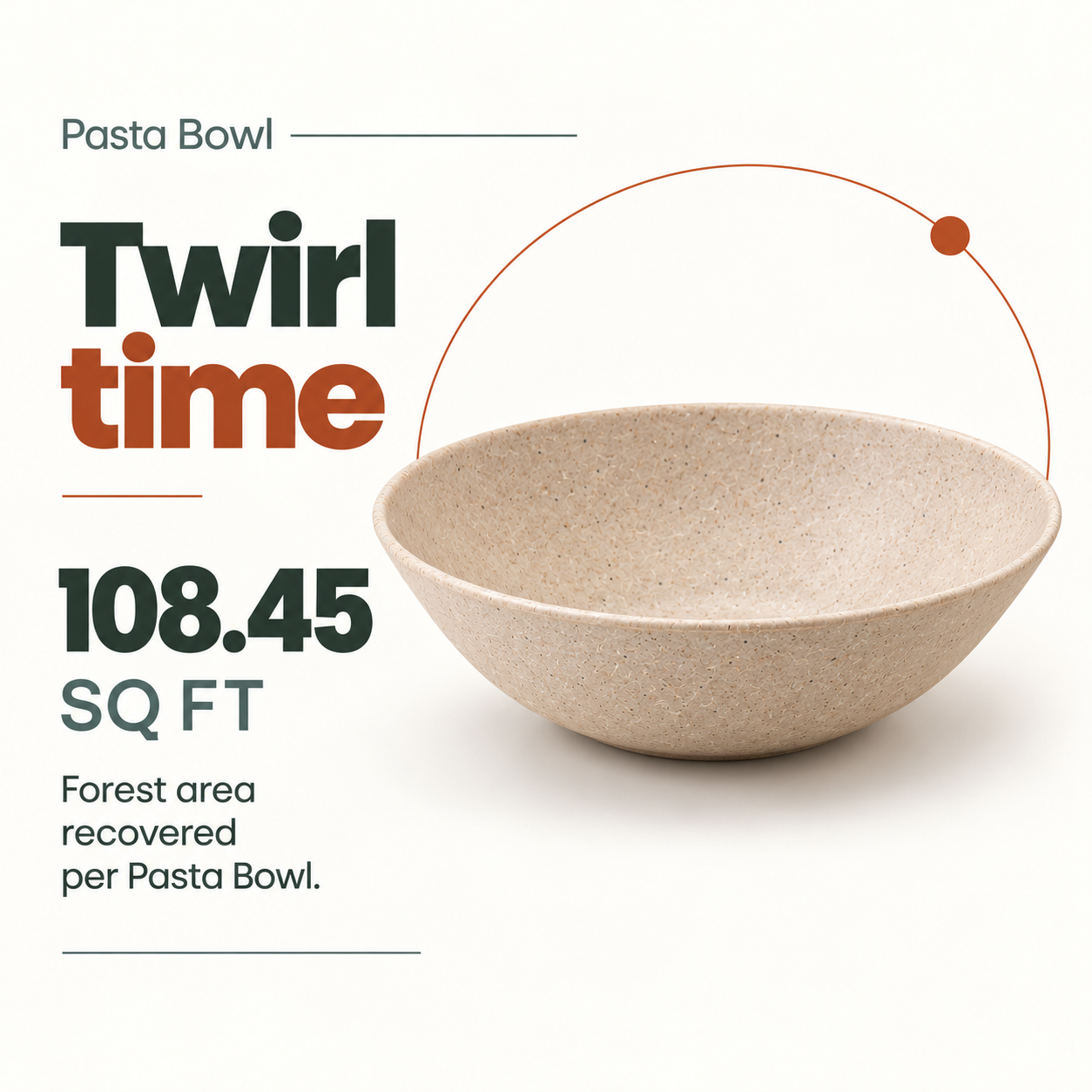 Pine Needle Big Curry Bowl - Image 2