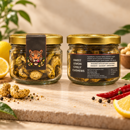 Sweet Lemon Chilli Cashews